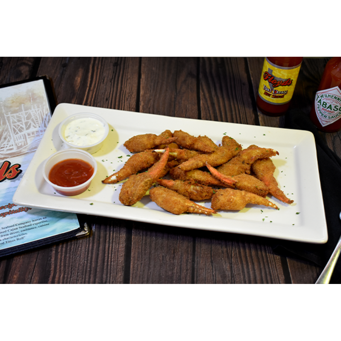 Fried Crab Fingers Marinated